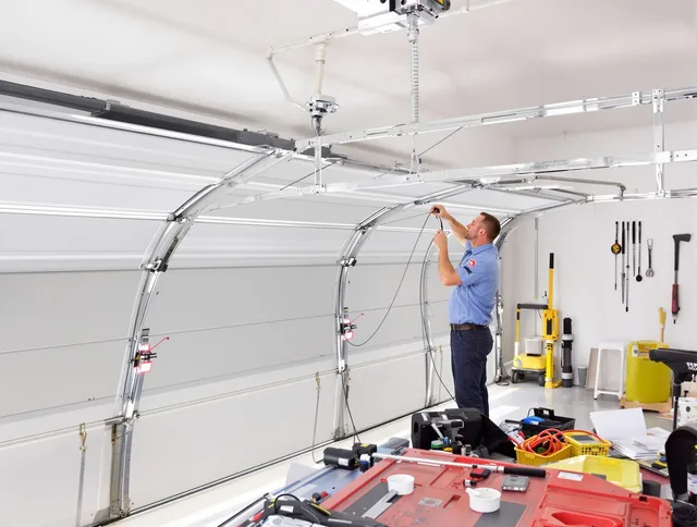 Garage door cable repair service by West Palm Beach Garage Door Repair in West Palm Beach