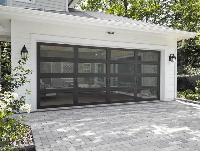 West Palm Beach Garage Door Repair design specialist presenting custom garage door options to West Palm Beach homeowner