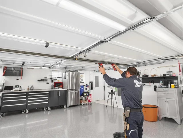 Overhead garage door repair service by West Palm Beach Garage Door Repair in West Palm Beach