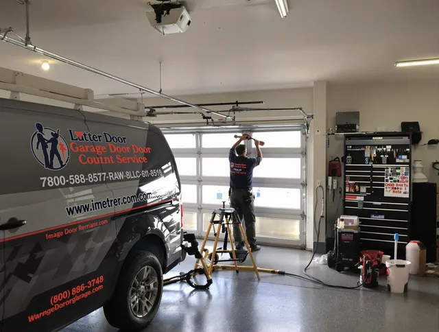 West Palm Beach Garage Door Repair team performing same-day garage door repair in West Palm Beach