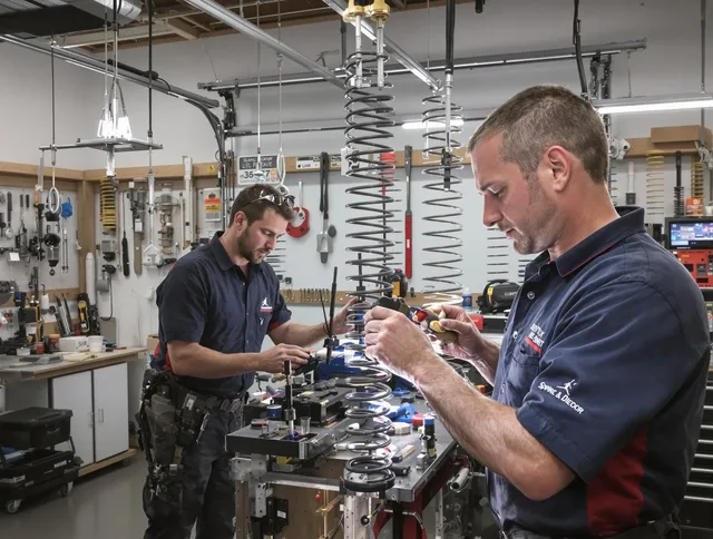 Garage door spring repair service by West Palm Beach Garage Door Repair in West Palm Beach