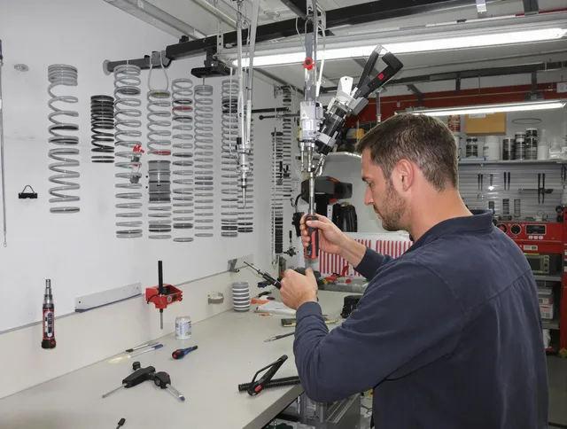 West Palm Beach Garage Door Repair safety certified technician performing precision spring replacement in West Palm Beach